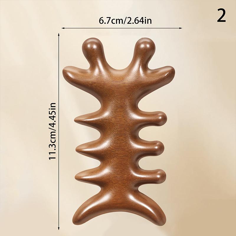 

Head Body Massager Neck Face Health Care Massage Tool Meridian Scalp Sandalwood Comb Relax Acupoint Nose Scraper Anti-static