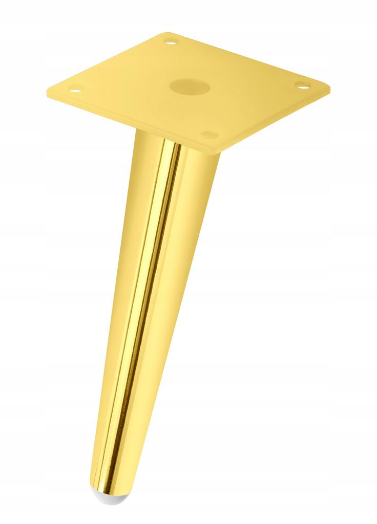 Furniture Leg Foot for Bed or Sofa, Gold Loft Style H180, Slanted, Strong, Sl012S