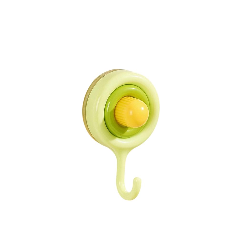 Cute Punch-Free Suction Cup Hooks, Traceless Wall Hangers for Dorm Home Kitchen