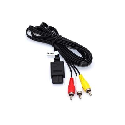 AV kabel - vhbw - Nintendo NGC/N64/SFC/Gamecube - 3x RCA - 1,5 m - Drátový