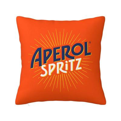 Aperol Spritz Polštář Dekorace do ložnice Luxusní polštáře na pohovku Čtvercový povlak na polštář