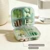 Yousheng Portable Pill Box, 8 Compartment Travel Pill Organizer, Sealing Waterproof Dustproof Medicine Case, for Daily Supplements And