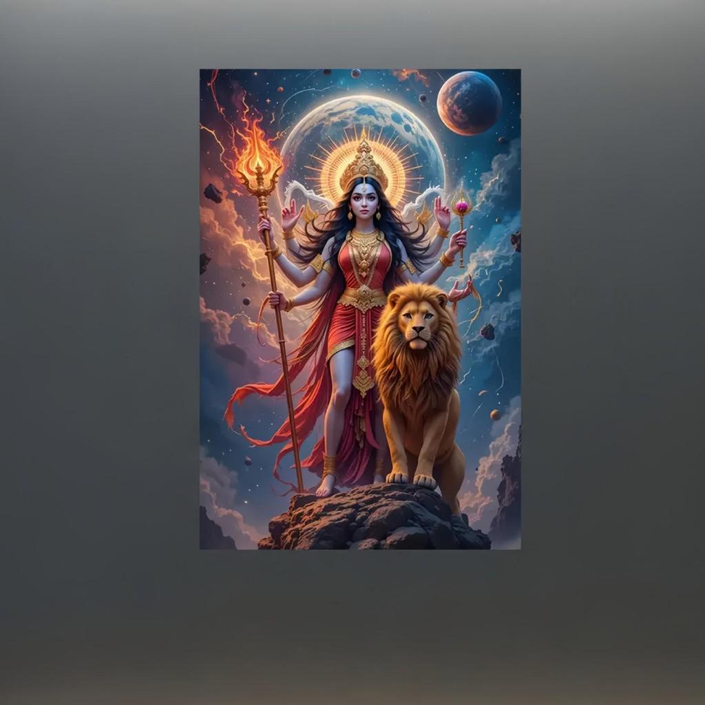 Rahmenlose Leinwand-Wandkunst: Indische Götter & Buddhas für Eingang & Wohnzimmer