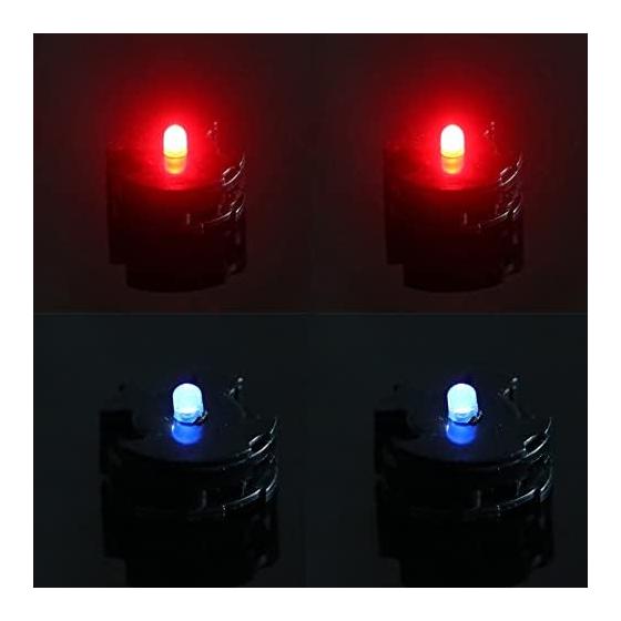 Gunpla LED unit red blue 2 pieces each Gundam plastic model RG RG Zaku 2 Plastic model RG Jim Haro Plastic model (2 red, 2 blue)