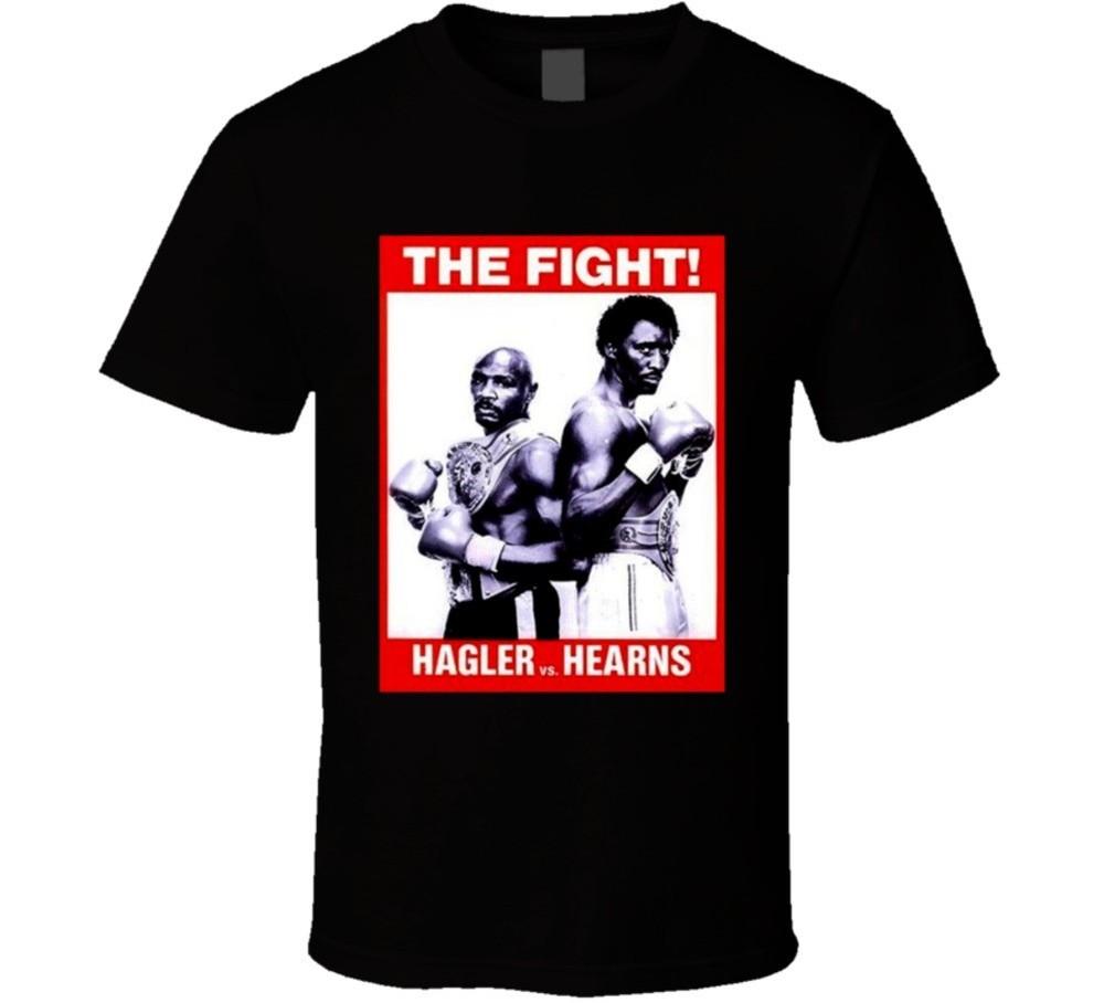 

Marvin Hagler Vs Tommy Hearns Retro 80#039;s Boxing Fight T Shirt Unisex T-Shirt S