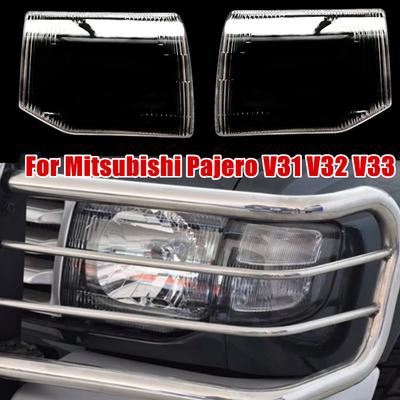 Car Headlamp Cover Headlight Lens Shell Transparent Lampshade Lamp Housing Lights Shade For Mitsubishi Pajero V31 V32 V33