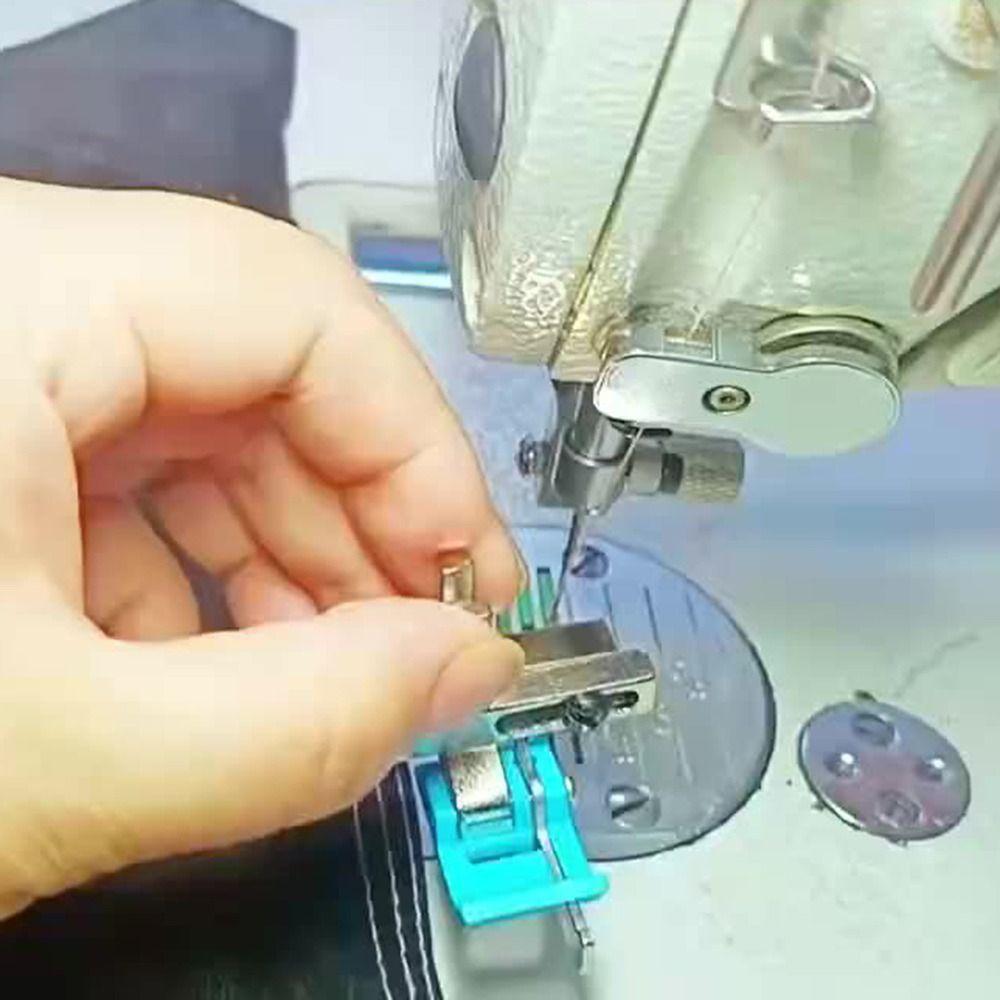 0.1-0.8cm Width Adjustable Sewing Machine Presser Foot KT-18 With Plastic Presser Foot Base Press Foot Oxford Edge Guide Plastic
