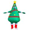 Inflatable Christmas Tree & Snowman Santa Claus Costume for Holiday Cosplay