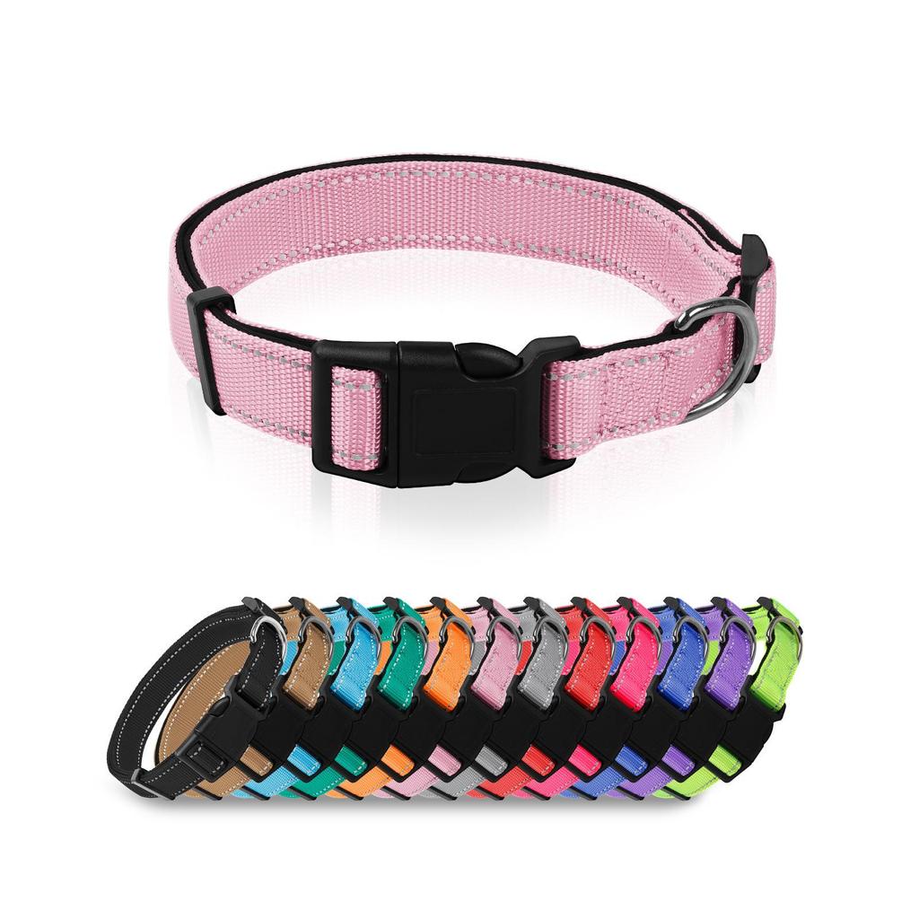 Adjustable Large Dog Collar, Reflective & Explosion-Proof Design for Dogs & Cats