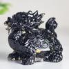 Crystal Turtle Resin Decor With Handcrafted Gemstone For Home Living Room Gift