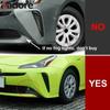 Front Fog Light Lamp Cover Trim For Toyota Prius   Hatchback Chrome Car Head Foglight Bezel Trim Accessories