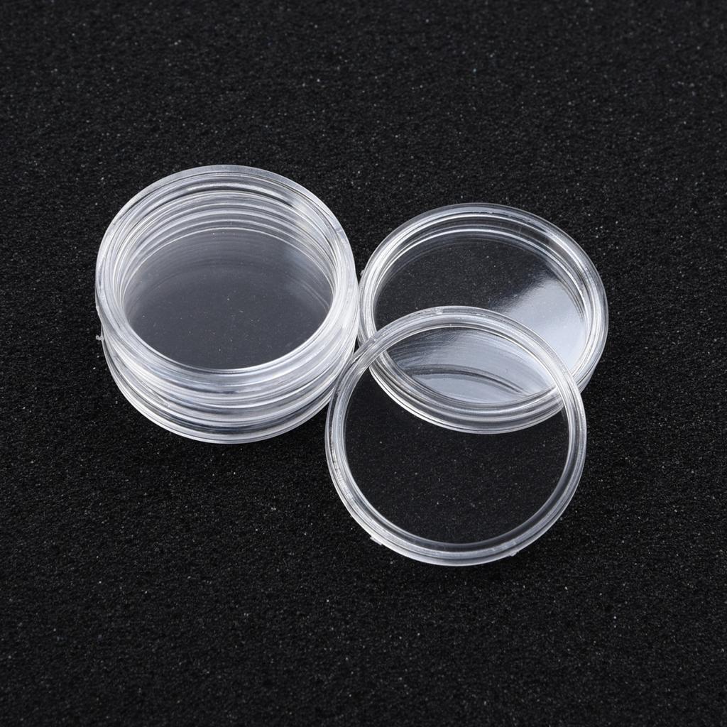 Coin Boxes Plastic Storage Collectibles Cases Dustproof Display Fashion