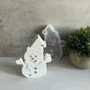 New Cute Snowman Shaped Candle Mold Christmas Creative DIY Handmade Mold Resin Soap Mold Christmas Gift Wholesale