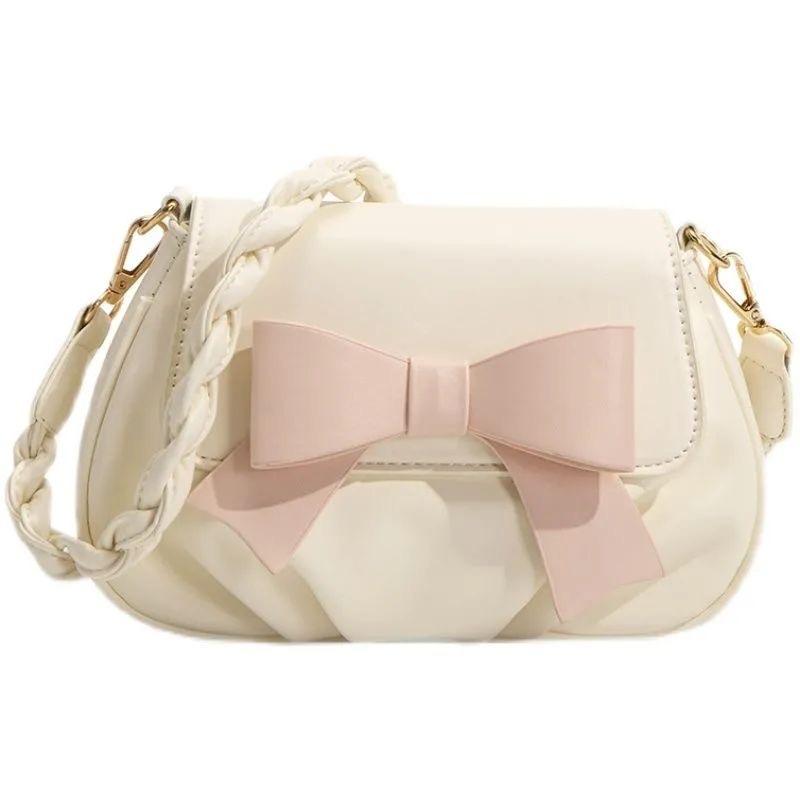 Sweet pleated cloud bag one-shoulder messenger bag