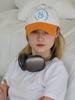 Olinkeompeulliteu Round Logo Ball Cap (Orange & White)