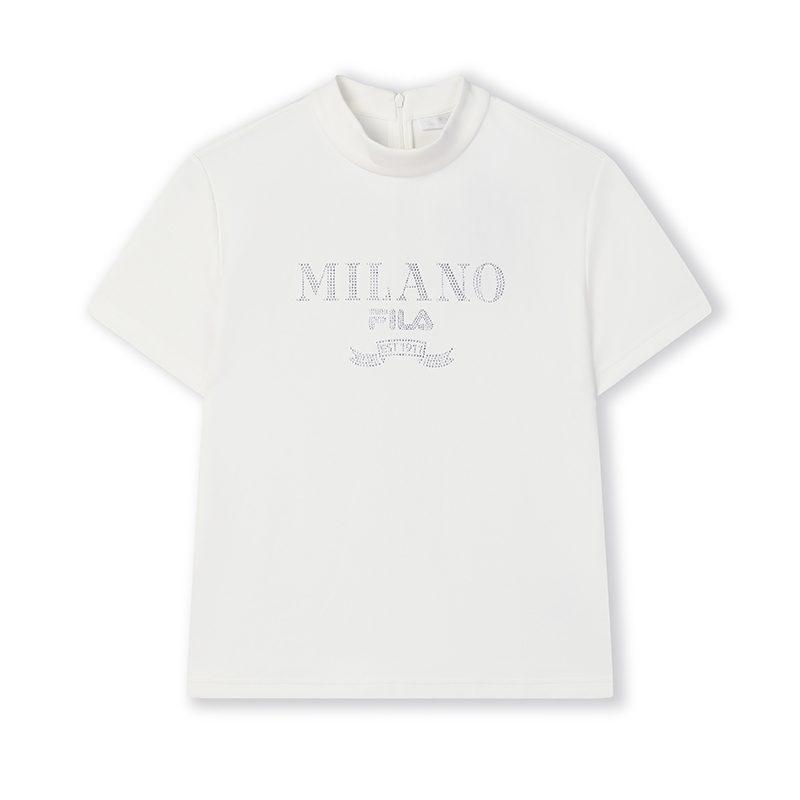 FILA MILANO T Shirt Women's Cloud White F11W515102F-WT