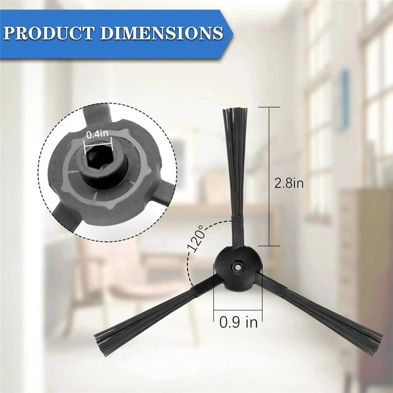 A65T-Replacement Side Brush For ILIFE Vacuum Models V3, V5 Spare Parts And Accessories