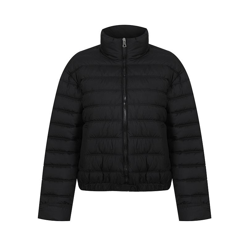 Women's short cotton-padded clothes, autumn and winter new models, contrasting colors, fashionable age-reducing and cold-proof clothes, temper