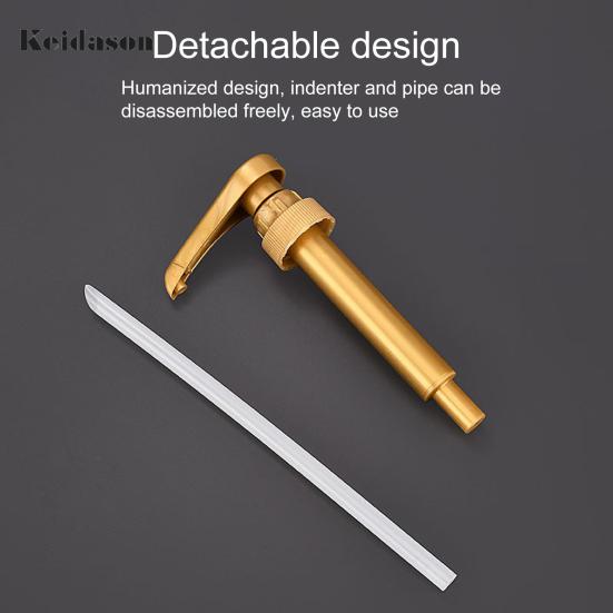 8Pcs Easy to Use Detachable PP Plastic Syrup Dispenser Sugar Press Bottle Pump Head Kitchen Supplies