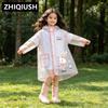Children's Cartoon Rain Poncho: Transparent, Heavy-Duty for Kindergarten and Primary School Boys and Girls