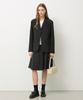 Nyuluki Flared Dot Midi Skirt _Black