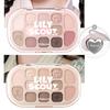 Lilybyred Dewy Fit Eye Palette – #Rose Cocoa / #Almond Milk (Free Glowy Balm Keyring #Jewel Balm)