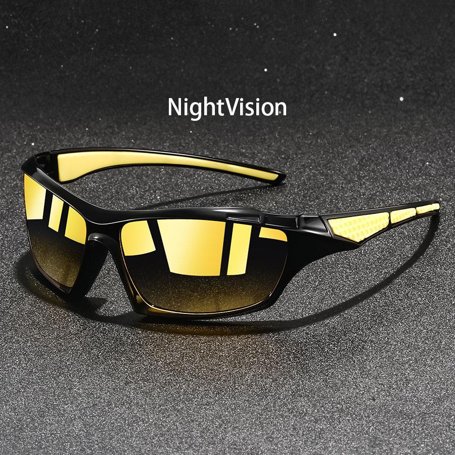 Fashion Vintage Driving Fishing Cycling Sports Sunglasses Men Women Running Mountaineering  Sport Man Sun Glasses UV400 Eyewear