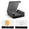Card Holds 3000 Cards Trekkers PU Leather Vertical Card 4 24 Trading Card Deluxe Magnetic Card Standard Game Card Box Four Box, (4 Rows), Box,