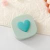 Macaron Herz Kontaktlinsenbehälter mit Spiegel