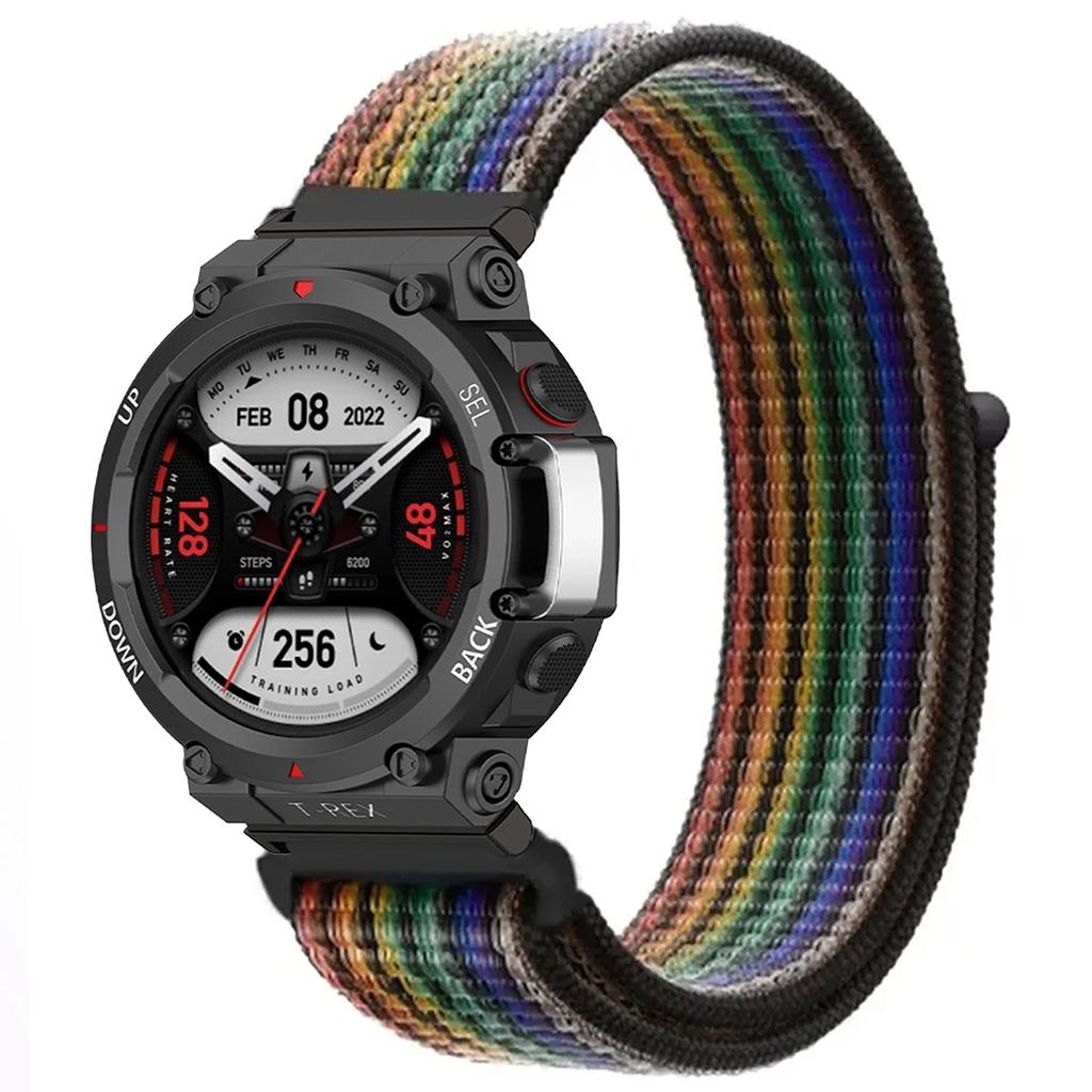 Nylon Loop Strap For Huami Amazfit T-REX 3/2 Smart Watch Band Women Men Bracelet For Amazfit T-Rex/T-Rex Pro Wristband Correa