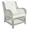 Day and Night - Day and Night Sofa with Natural Rattan and Gray Linen Cushion