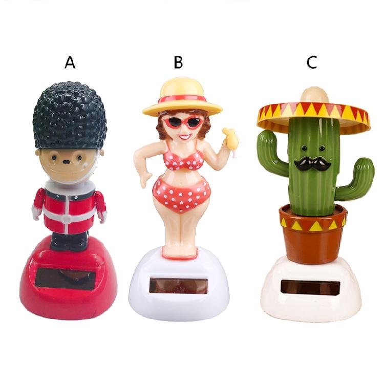 Little Bobbleheads Ornaments Display Widgets Dashboard Desk Home for Families