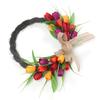 Artificial Flower Wreath 40cm Spring   Wreath Front Door Decoration for Indoor Outdoor