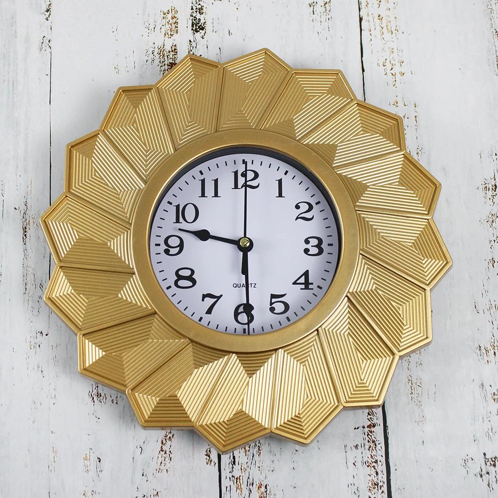 

10-дюймовые ретро-креативные персональные полые трехмерные часы, декоративные настенные часы для спальни, гостиной, бесшумные часы 10 inch