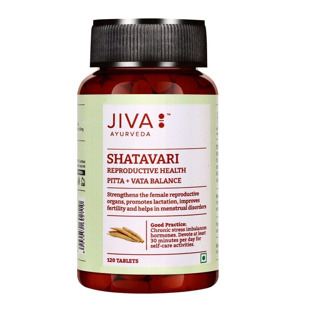 

Шатаварі (120 таб, 500 мг), Shatavari Tablets, Jiva