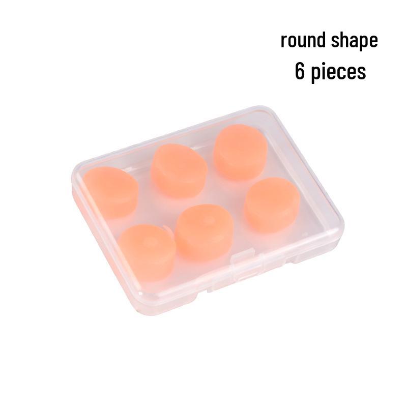 Silicone Waterproof Earplugs for Swimming and Bathing - Suitable for Children and Adults