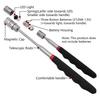 Portable Telescopic Magnetic Pickup Pen With Led Light Extendable Rod For Nut Bolt Screw Retrieval Car Repair Assistant Tool