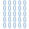 Metal Crayon Paper Clips in Assorted Colors Ideal for Bookmarking and Organizing Office Documents Durabiity