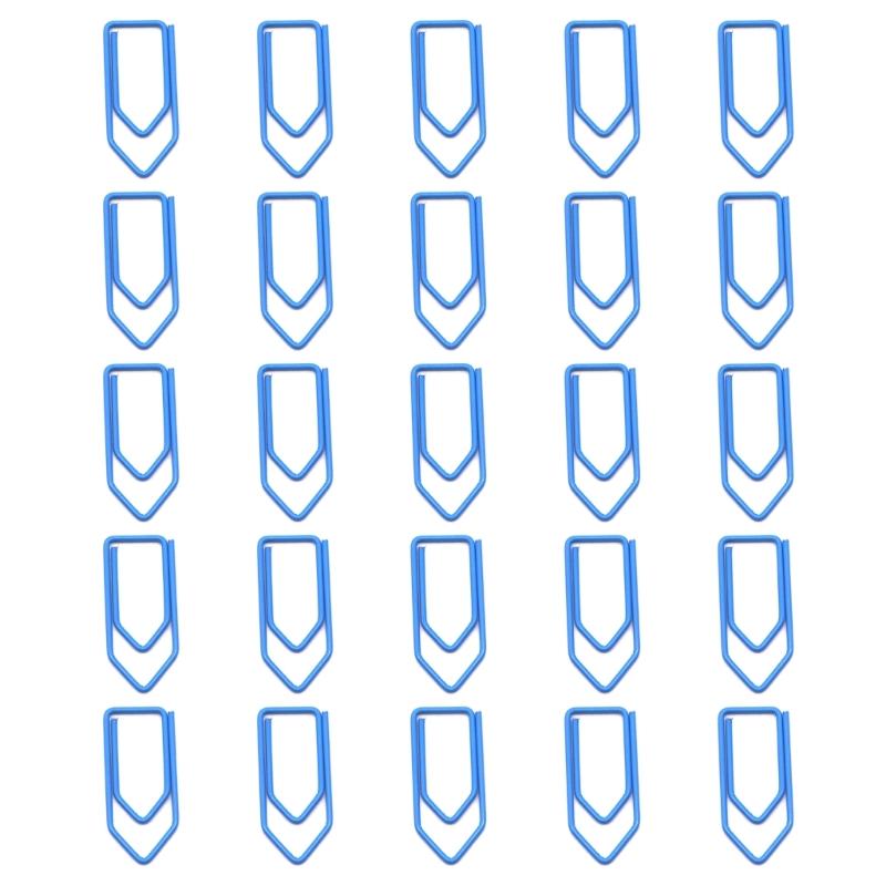 Metal Crayon Paper Clips in Assorted Colors Ideal for Bookmarking and Organizing Office Documents Durabiity