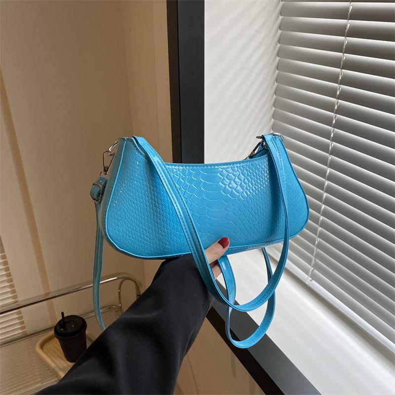 Women's Shoulder Bag 2023 Spring New Arrival Chic Color Block Casual Commuter Crossbody Bag