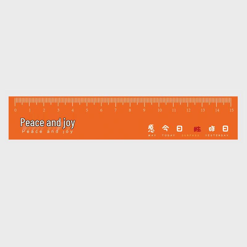 15cm Acrylic Straight Ruler for Students - Perfect for Drawing and Measuring