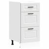 VidaXL Armoire de cuisine Porto blanc bois d'ingénierie, meuble d'évier, meuble de cuisine avec tiroir, meuble de cuisine à 854220