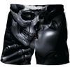 Skeleton Dark Skull Ghost Horror Boxing Shorts Pants 3D Print Fighting Training Unisex Men Women Quick Dry Fitness Gym Sport Workout Casual Streetwear