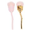 2pcs Nail Dust Remover Pink Rose Nail Powder Cleaning Brush Manicure Dust Remover Makeup Brush