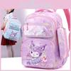 Trendy Comfortable Large Capacity Backpack For Junior High And High School Students In Blue Purple Pink And Beige Colors