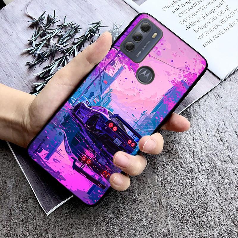 

Phone Case For Moto G85 G55 G05 G14 G75 G31 G50 G10 G20 G30 G60 G13 G32 G84 G54 G53 G72 G24 Power Japan Car Anime Moto G50 5G