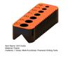 Drill Bit Guide 4-10MM 7 Sizes Multi-Functional Drill Jig Block