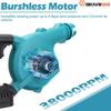 21V 2 In 1 Brushless Cordless Blower Vacuum Clean Air Blower Dust Blowing Dust Computer Collector 3000W For 18V Battery