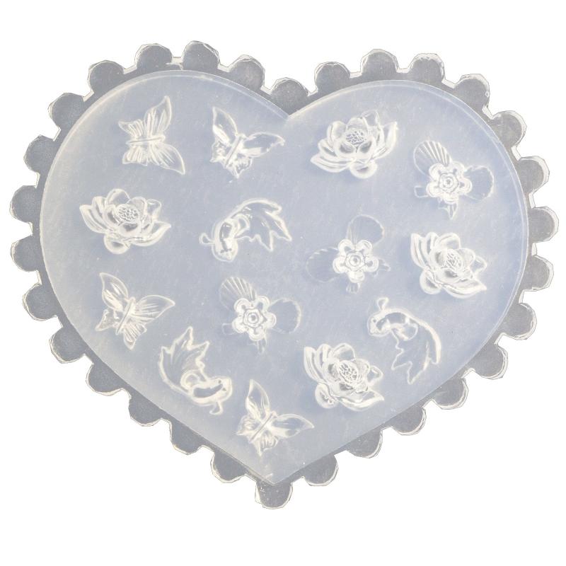 DIY 3D Silicone Nail Art Decortive Design Mold Nail Art Making Tools Mould