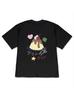 New 2026 Lady Fashion Pudding Printed Womens Tshirt Japanese Unisex Round Neck Comfortable Plus Size Top Casual Homewear